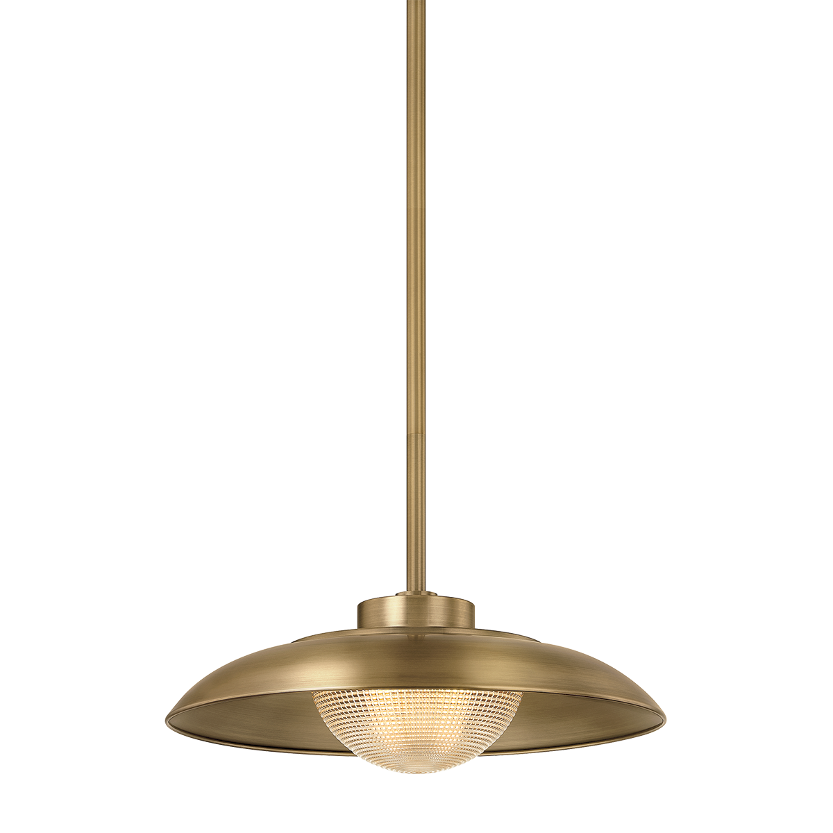 Troy Lighting Braxton Pendant in Patina Brass - Detail Close-Up