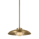 Troy Lighting Braxton Pendant in Patina Brass - Detail Close-Up