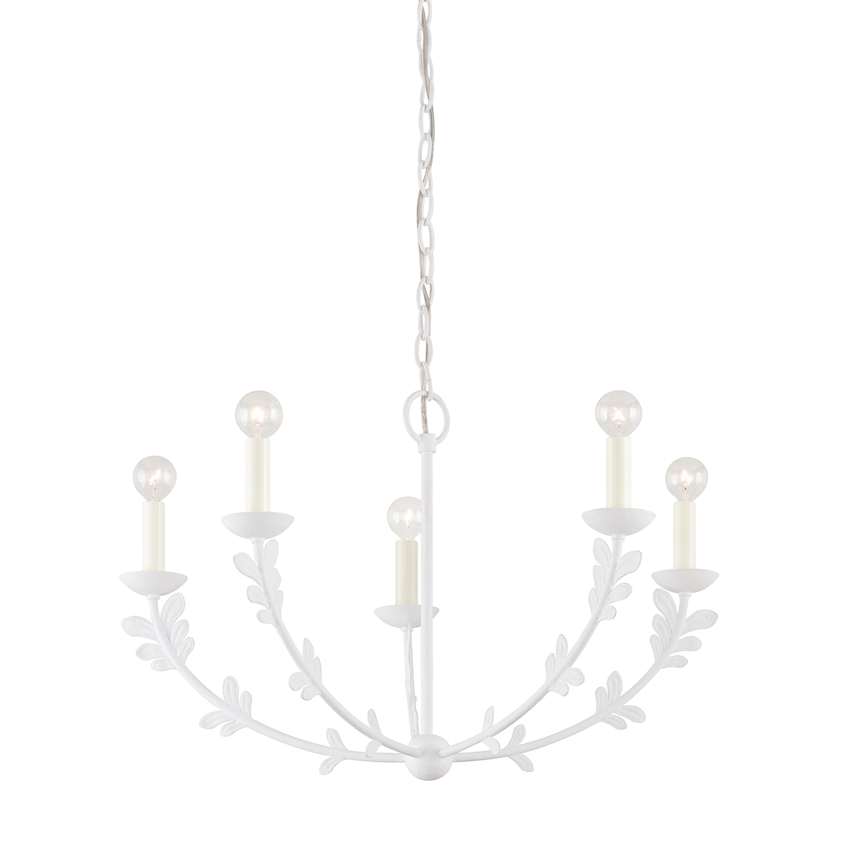 Troy Lighting Florian Chandelier in Gesso White - Additional View