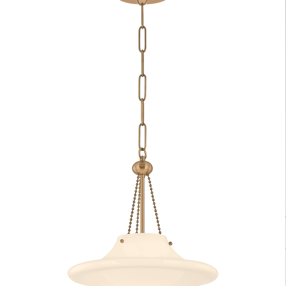 Troy Lighting Era Pendant in Patina Brass - Detail Close-Up