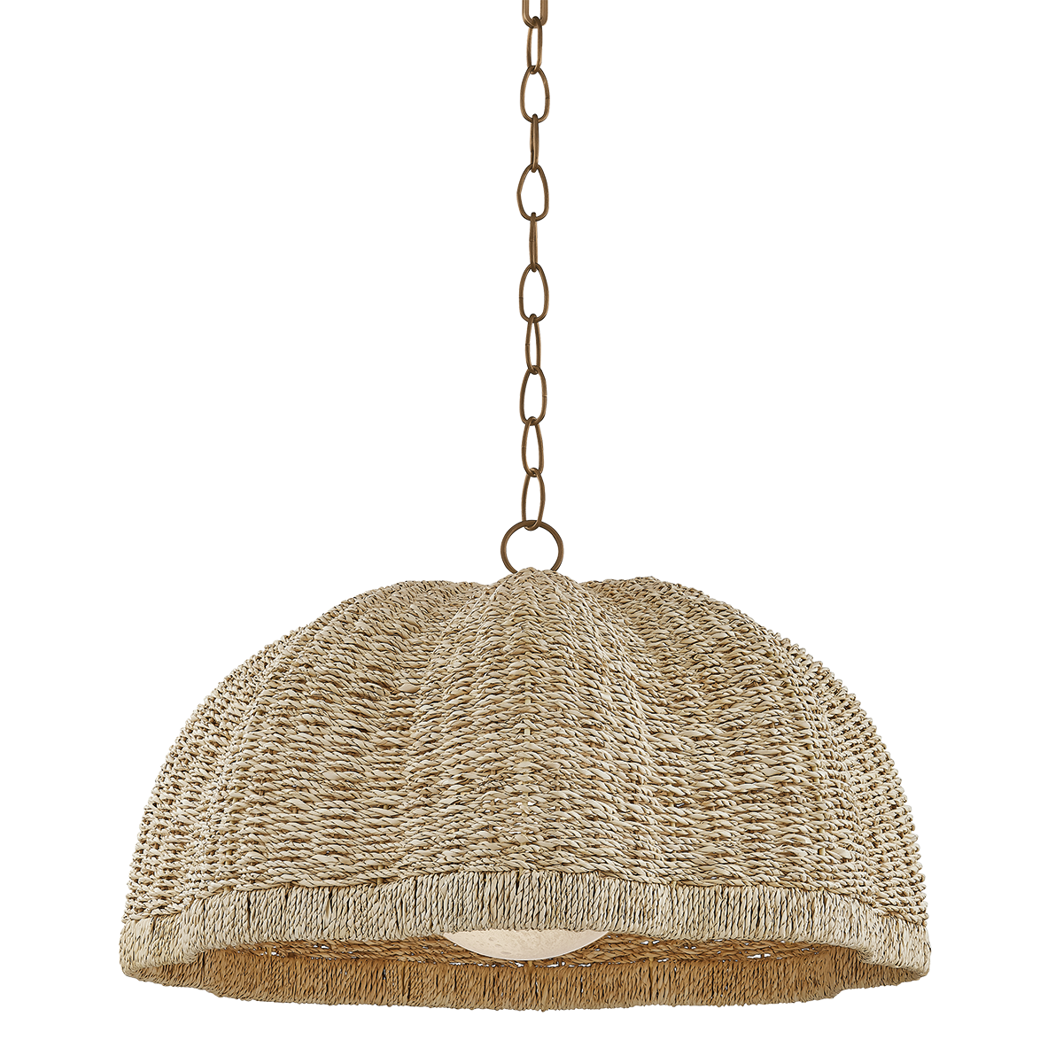 Troy Lighting Jack Pendant in Patina Brass - Detail Close-Up