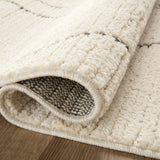 Loloi II Fabian Ivory / Charcoal Rug White Cliff Studio Area Rugs