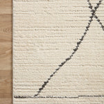 Loloi II Fabian Ivory / Charcoal Rug White Cliff Studio Area Rugs