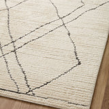 Loloi II Fabian Ivory / Charcoal Rug White Cliff Studio Area Rugs