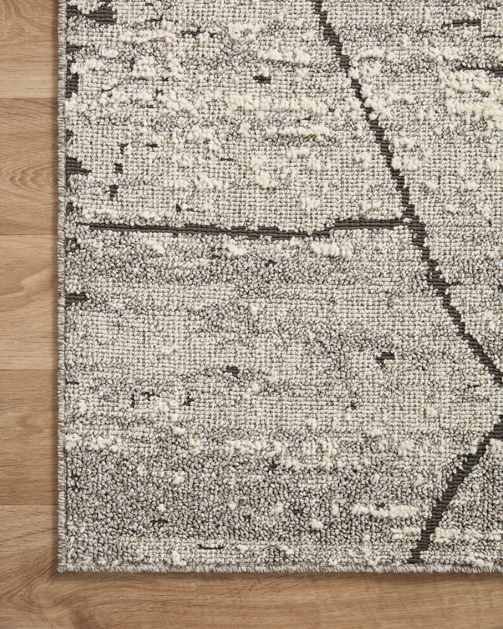 Loloi II Fabian Grey / Charcoal Rug White Cliff Studio Area Rugs