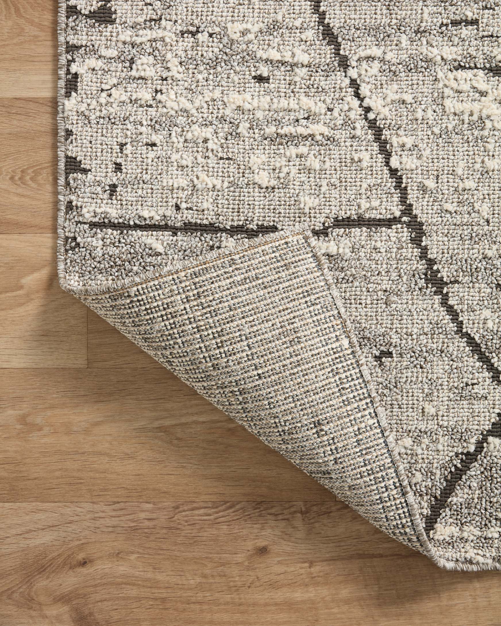 Loloi II Fabian Grey / Charcoal Rug White Cliff Studio Area Rugs