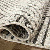 Loloi II Fabian Charcoal / Ivory Rug White Cliff Studio Area Rugs