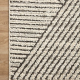 Loloi II Fabian Charcoal / Ivory Rug White Cliff Studio Area Rugs