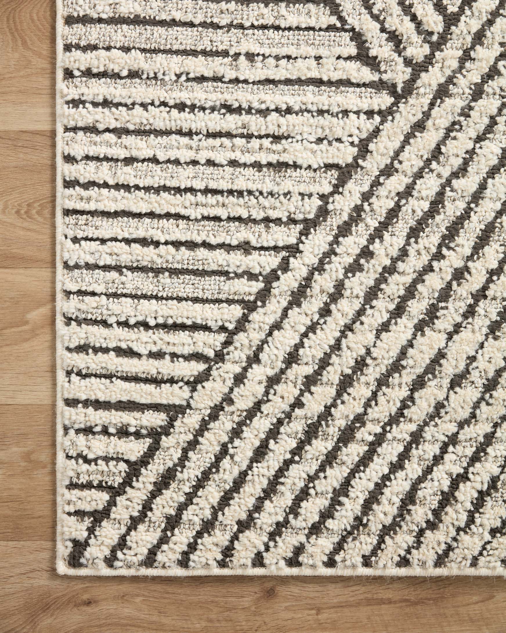 Loloi II Fabian Charcoal / Ivory Rug White Cliff Studio Area Rugs