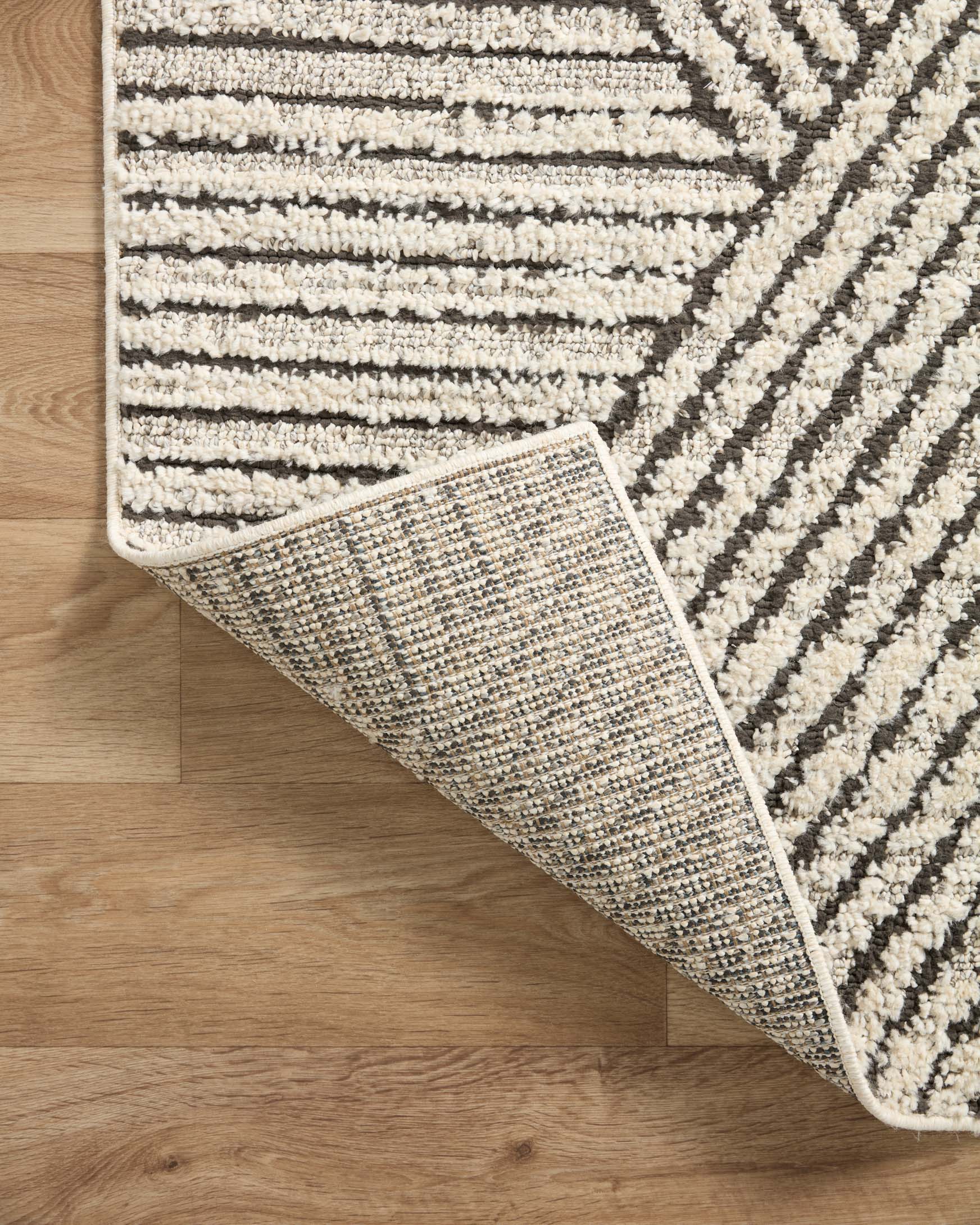 Loloi II Fabian Charcoal / Ivory Rug White Cliff Studio Area Rugs