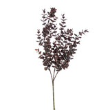 Cream & and Dark Brown Artificial 26.5" Eucalyptus Spray