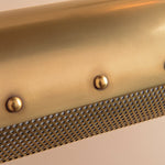Tucker Picture Light in Aged Brass, Medium