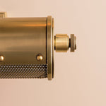 Tucker Picture Light in Aged Brass, Medium