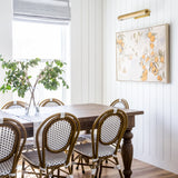 Tucker Picture Light in Aged Brass, Medium