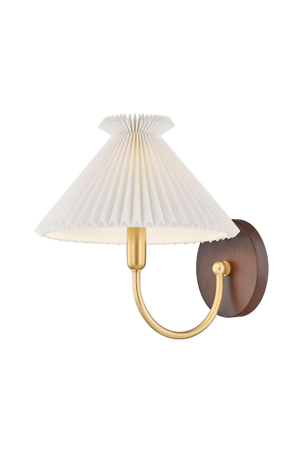 Mitzi Acacia Wall Sconce in Aged Brass - Finish Detail