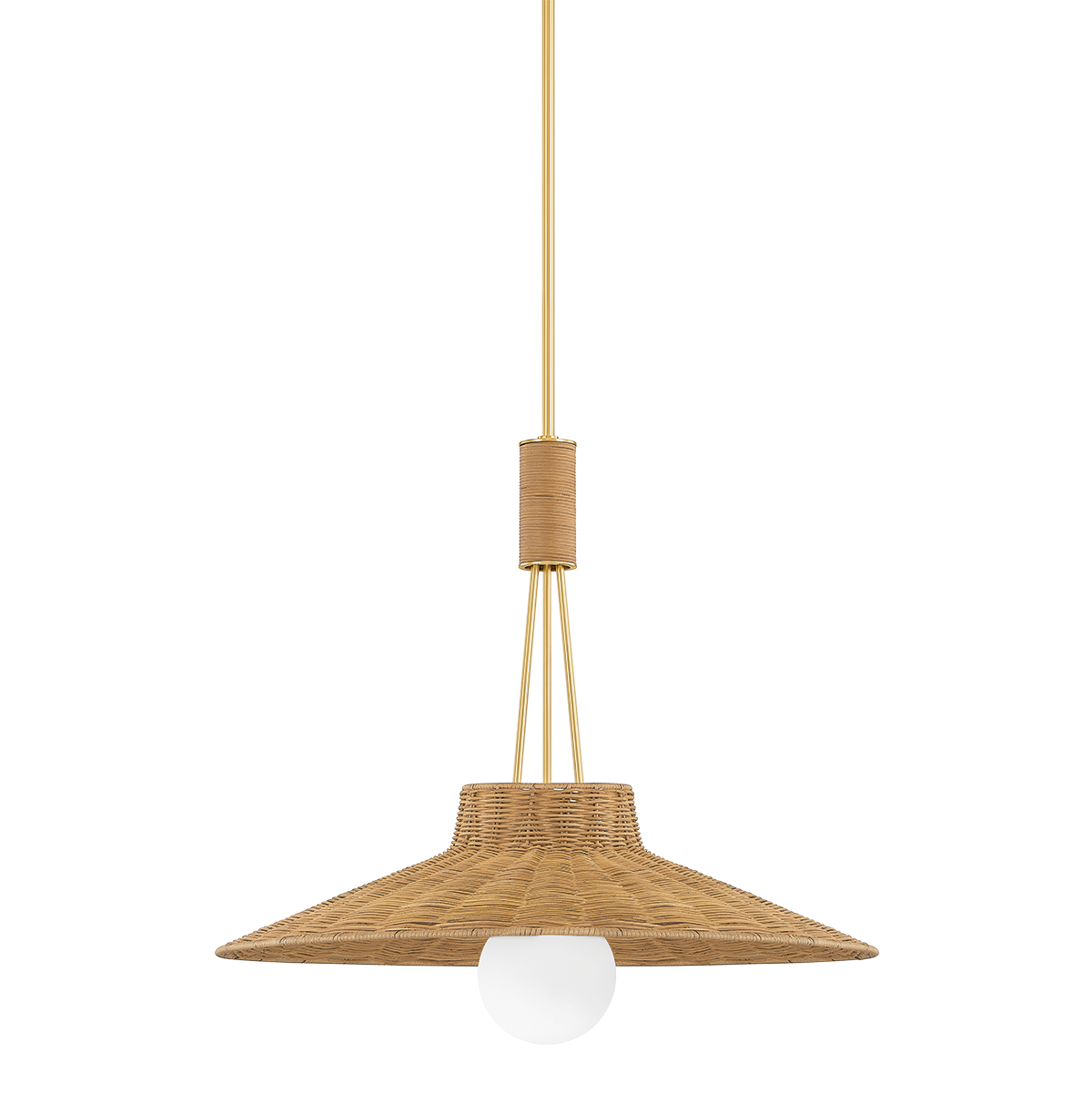 Mitzi Laudine Pendant in Aged Brass - Product Detail