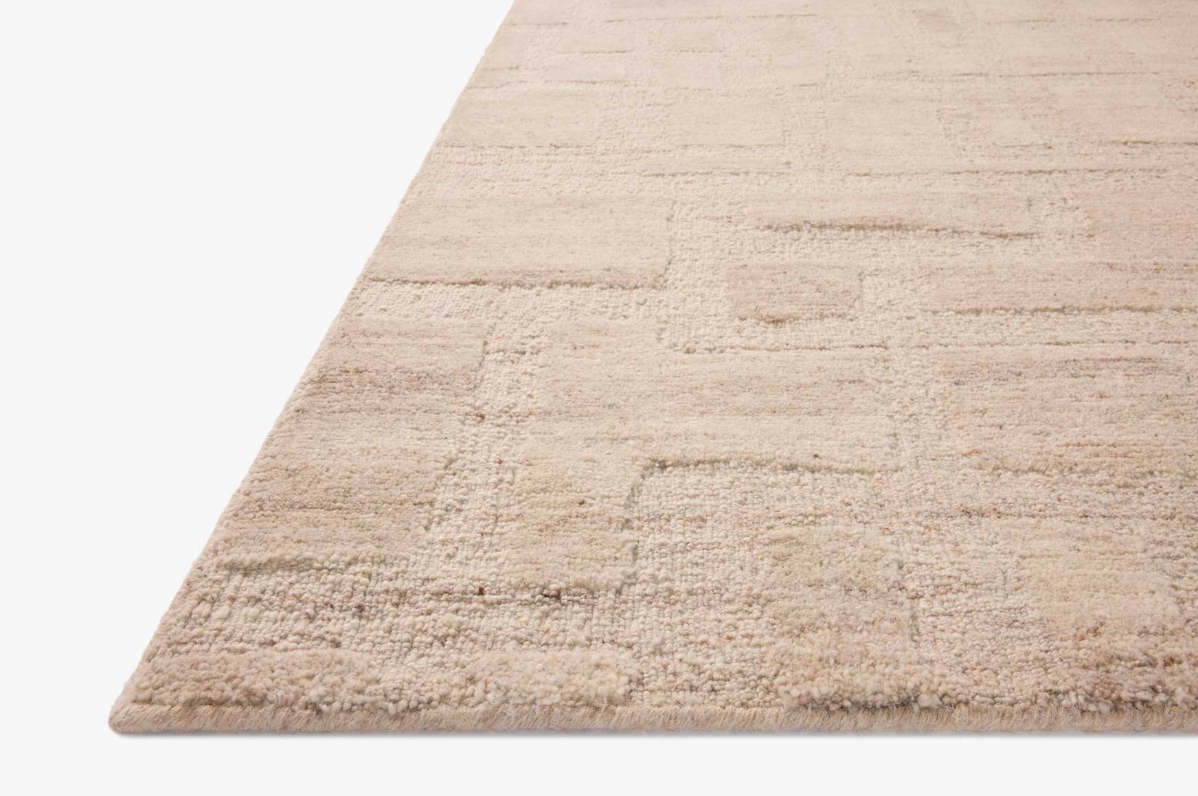 Loloi Hartley Ivory / Natural Rug White Cliff Studio Area Rugs