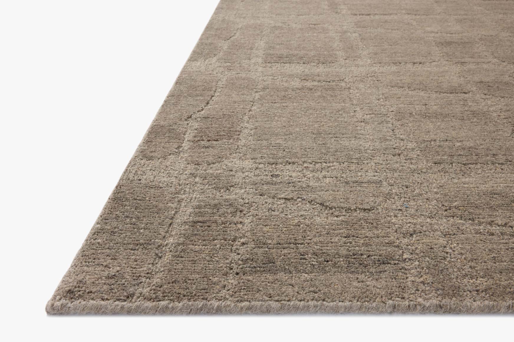 Loloi Hartley Grey / Pebble Rug White Cliff Studio Area Rugs