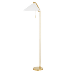 Mitzi Aisa Floor Lamp in Aged Brass - Additional View