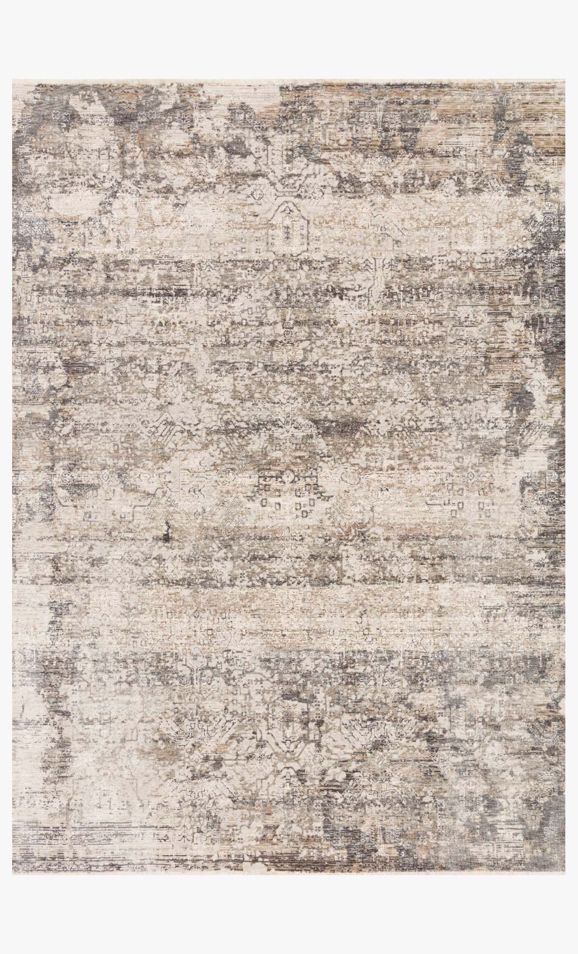 Loloi Homage Graphite / Beige Rug White Cliff Studio Area Rugs