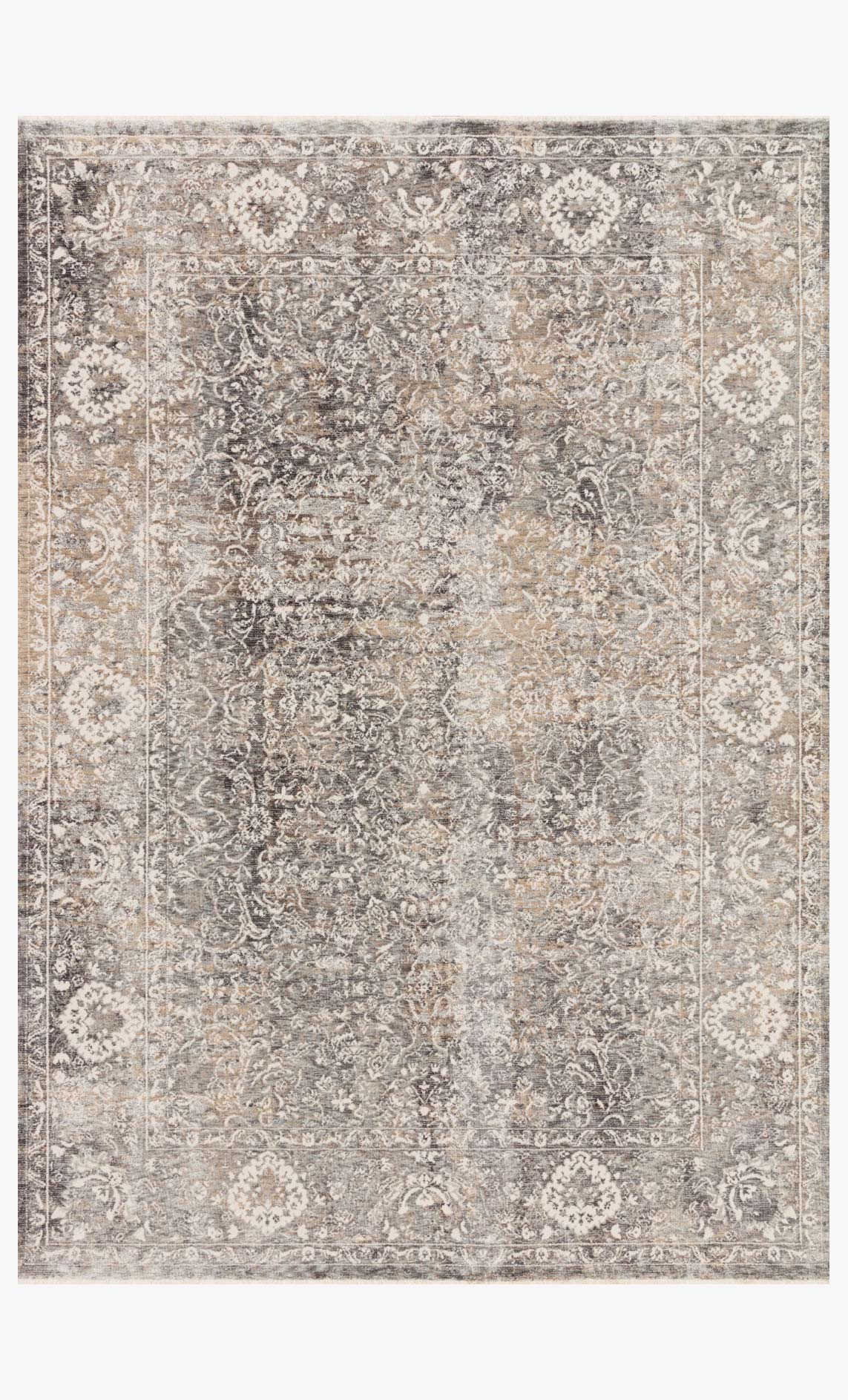 Loloi Homage Stone / Ivory Rug White Cliff Studio Area Rugs