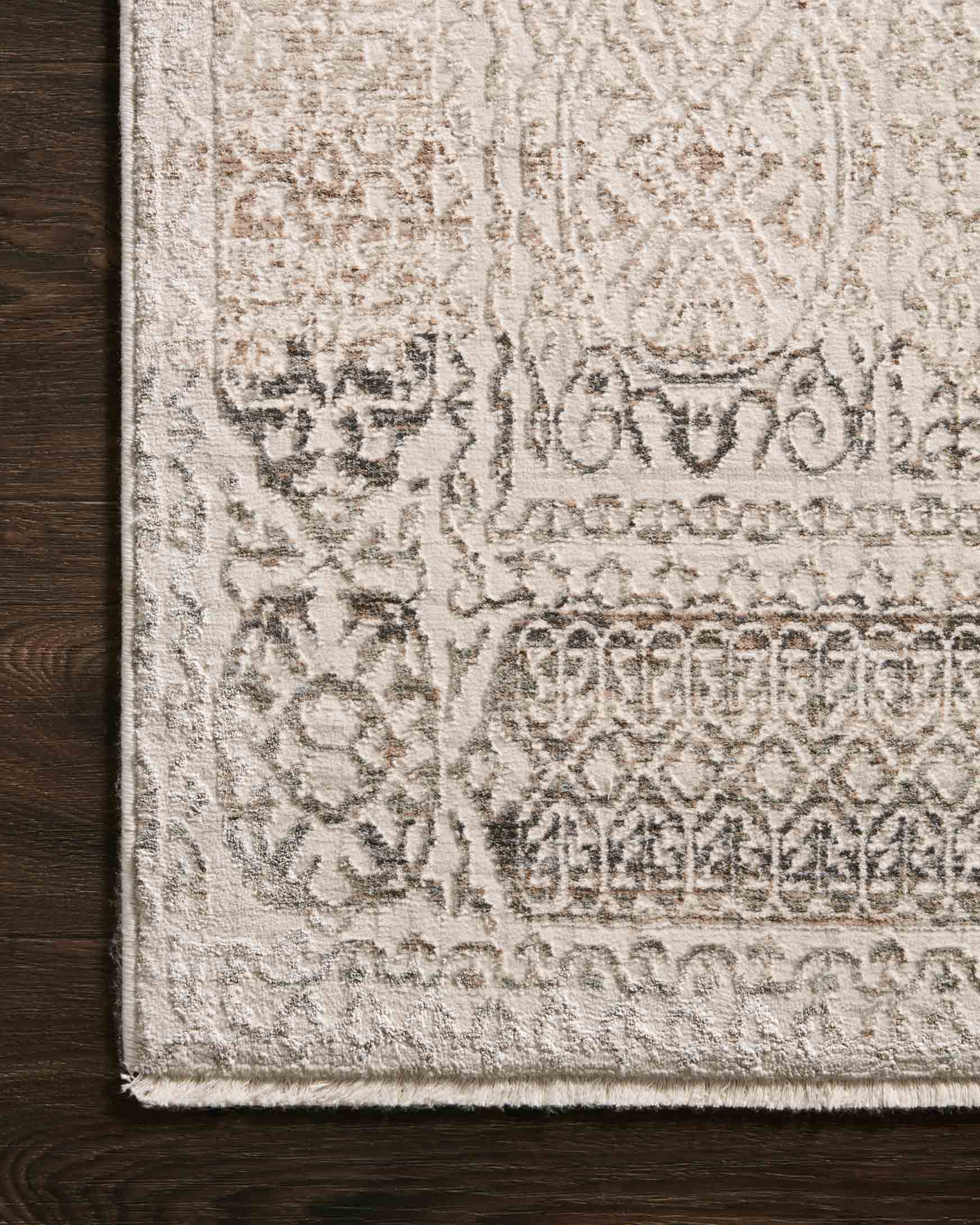Loloi Homage Ivory / Silver Rug White Cliff Studio Area Rugs