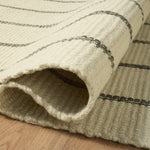 Amber Lewis x Loloi Harlan Ivory / Charcoal Rug White Cliff Studio Area Rugs