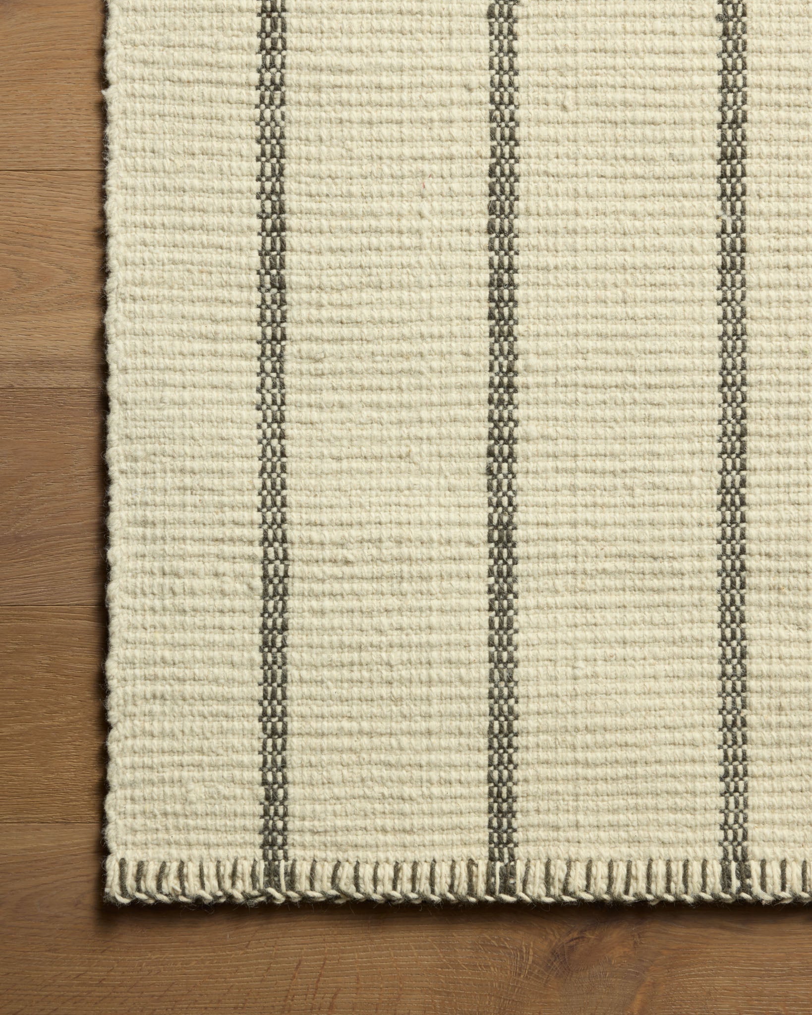 Amber Lewis x Loloi Harlan Ivory / Charcoal Rug White Cliff Studio Area Rugs