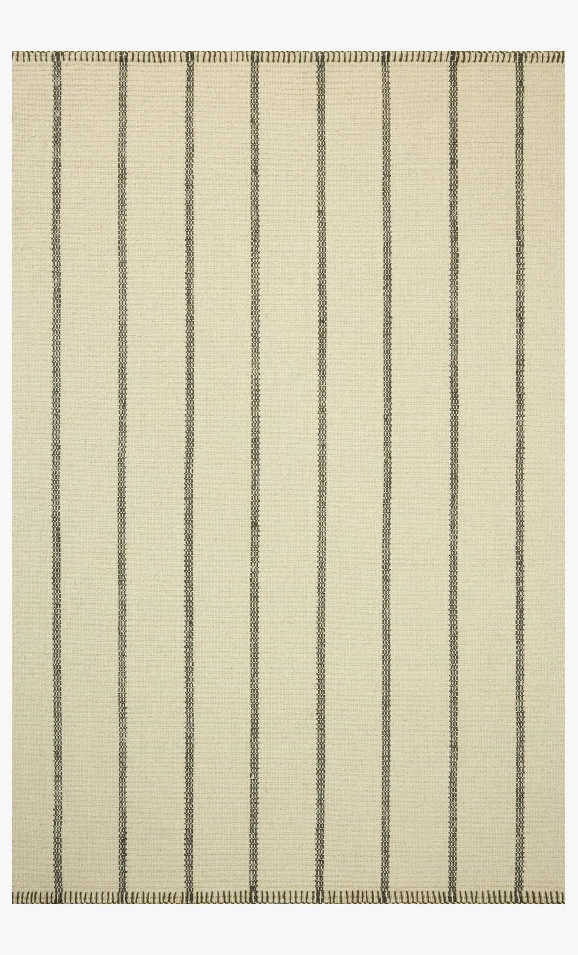 Amber Lewis x Loloi Harlan Ivory / Charcoal Rug White Cliff Studio Area Rugs