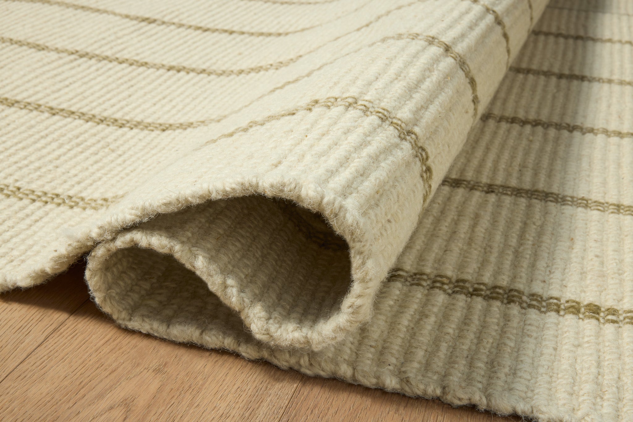 Amber Lewis x Loloi Harlan Ivory / Sage Rug White Cliff Studio Area Rugs
