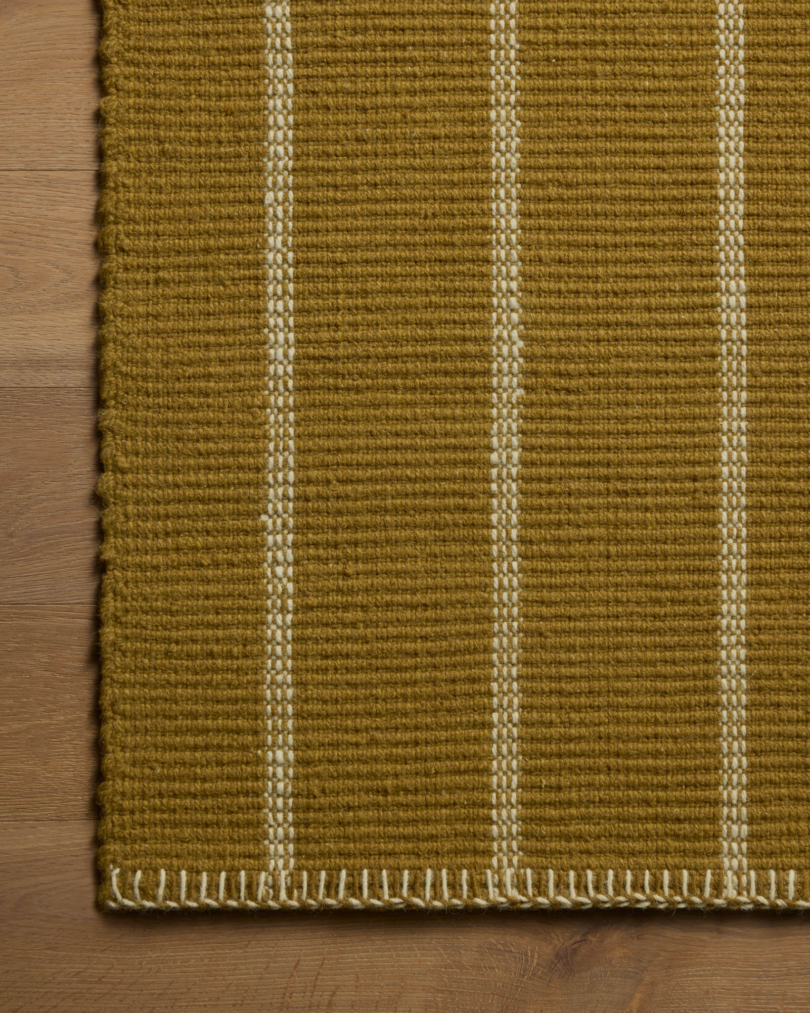 Amber Lewis x Loloi Harlan Ochre / Ivory Rug White Cliff Studio Area Rugs
