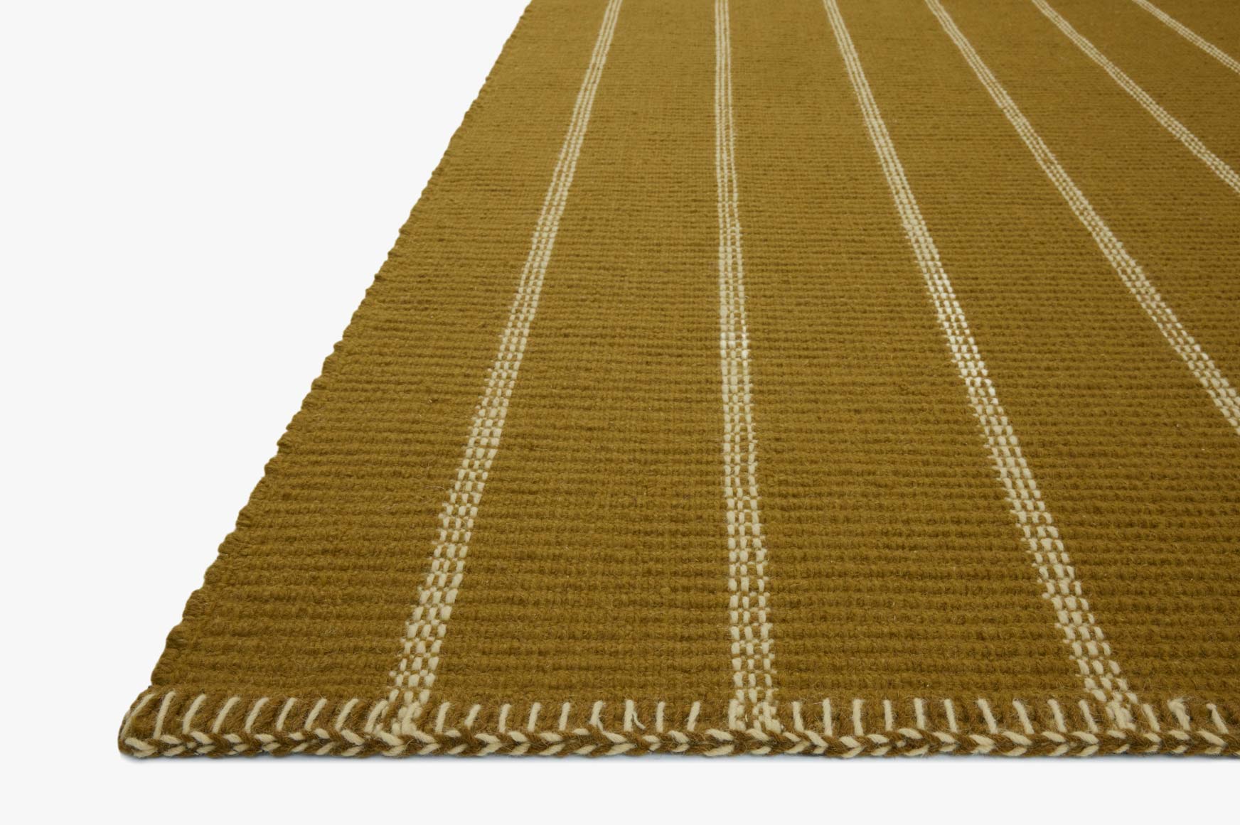 Amber Lewis x Loloi Harlan Ochre / Ivory Rug White Cliff Studio Area Rugs