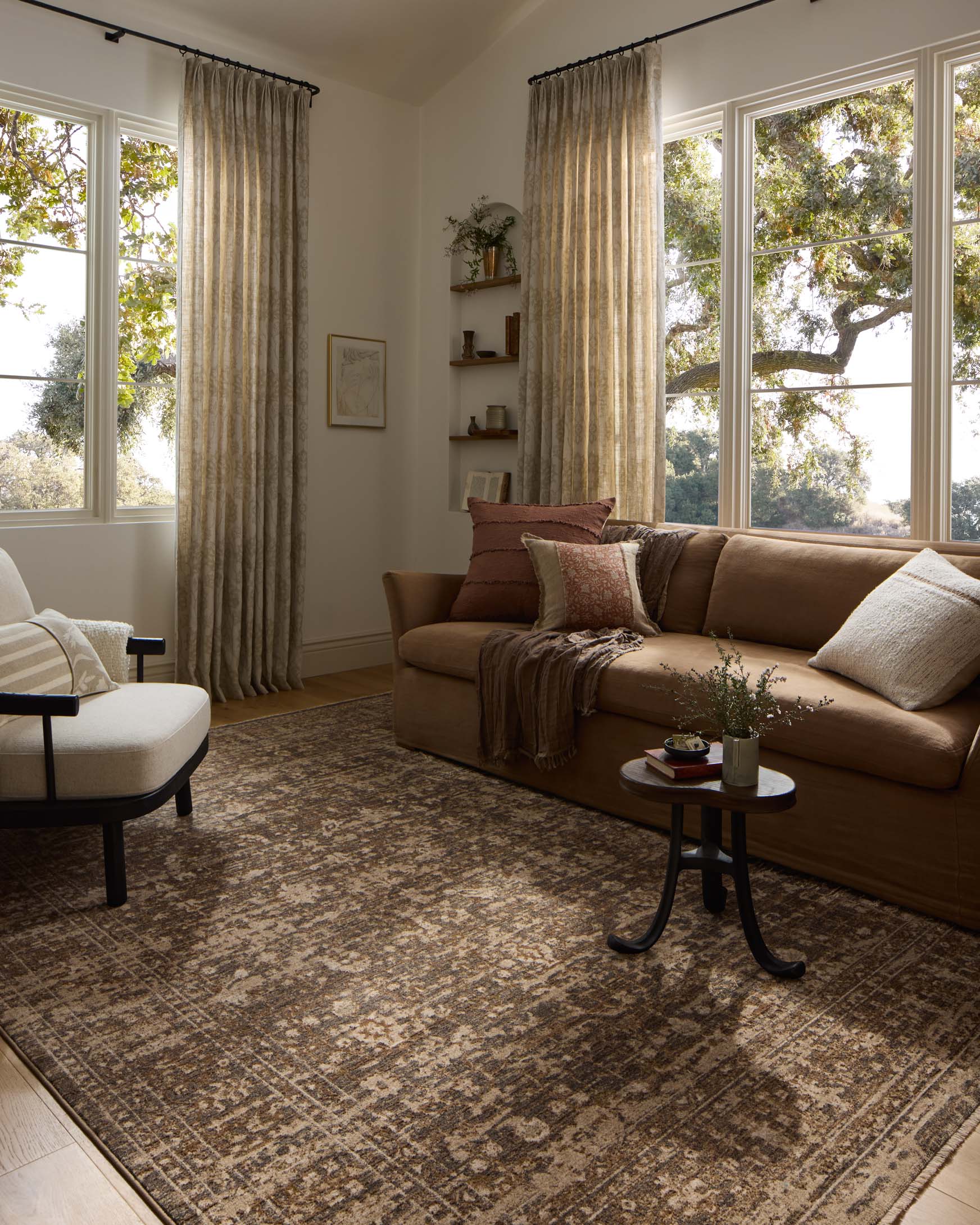Loloi II Haywood Granite / Natural Rug White Cliff Studio Area Rugs
