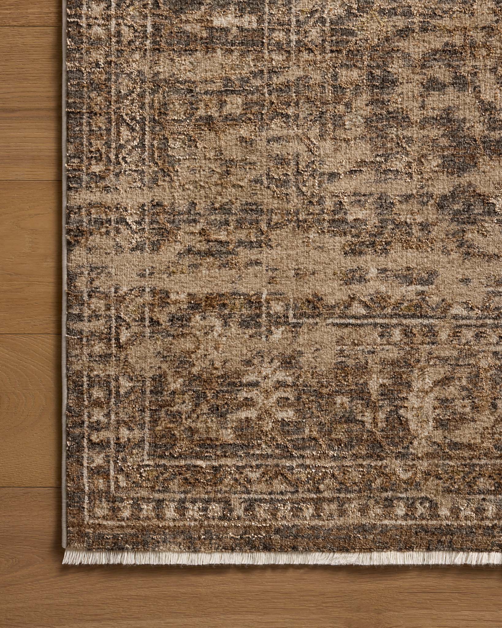 Loloi II Haywood Granite / Natural Rug White Cliff Studio Area Rugs
