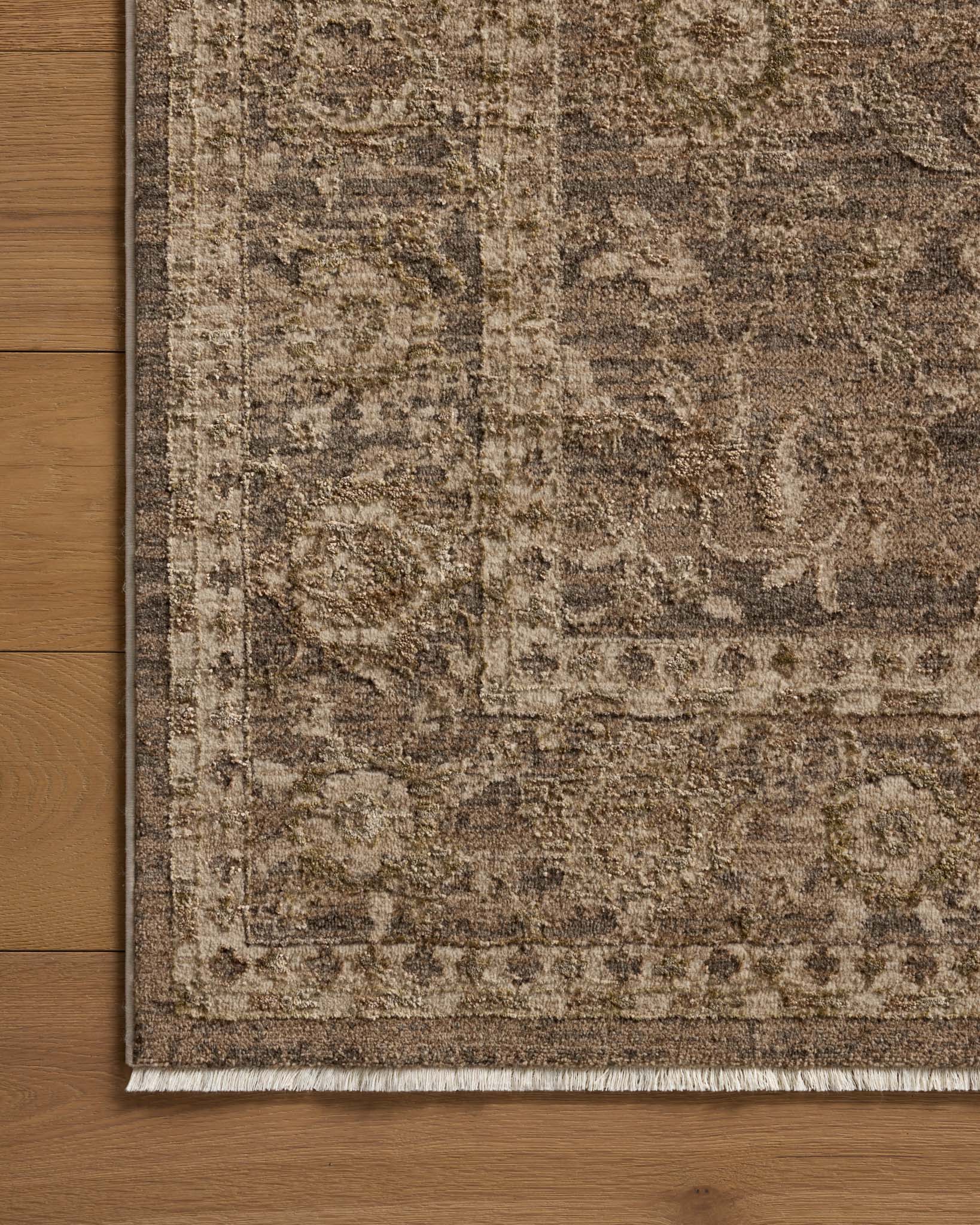 Loloi II Haywood Pebble / Charcoal Rug White Cliff Studio Area Rugs