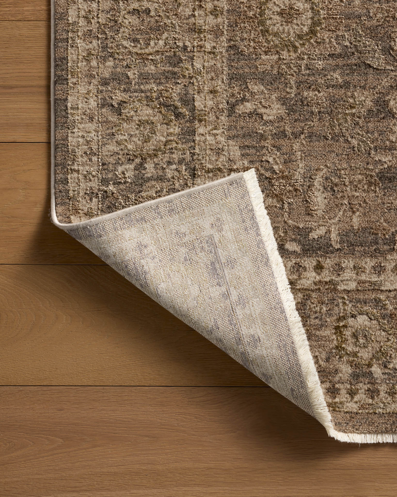Loloi II Haywood Pebble / Charcoal Rug White Cliff Studio Area Rugs