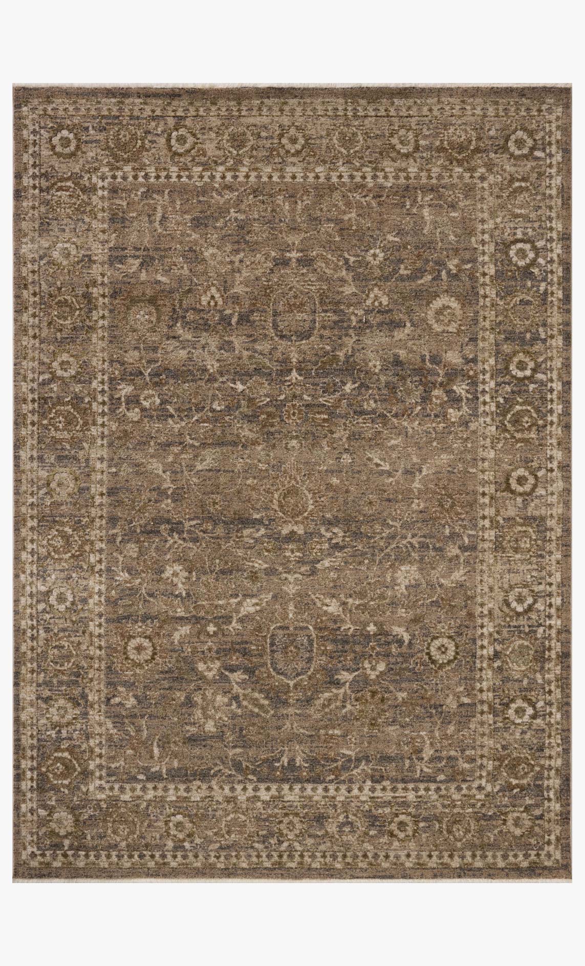 Loloi II Haywood Pebble / Charcoal Rug White Cliff Studio Area Rugs
