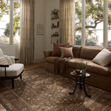 Loloi II Haywood Charcoal / Mocha Rug White Cliff Studio Area Rugs