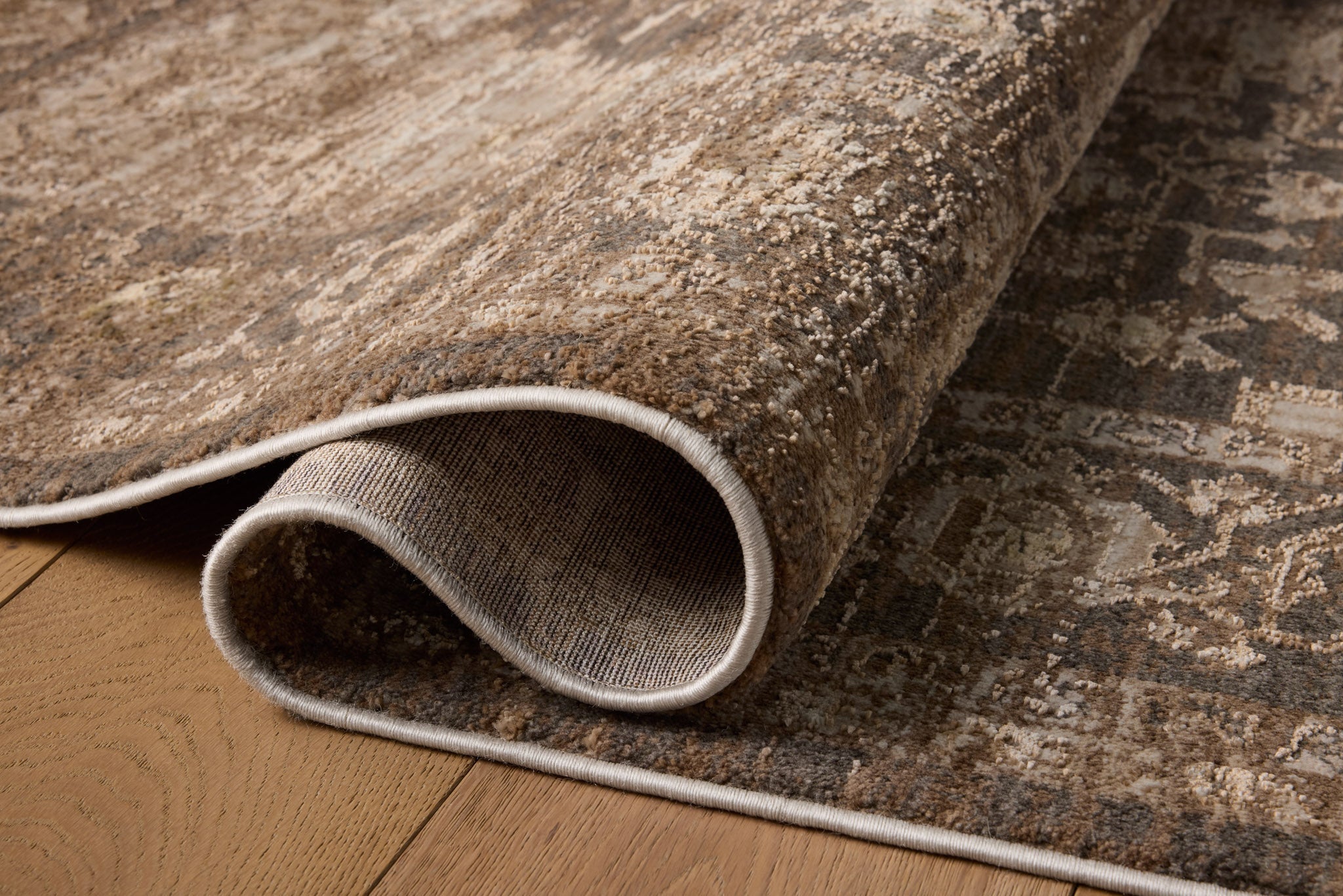 Loloi II Haywood Charcoal / Mocha Rug White Cliff Studio Area Rugs