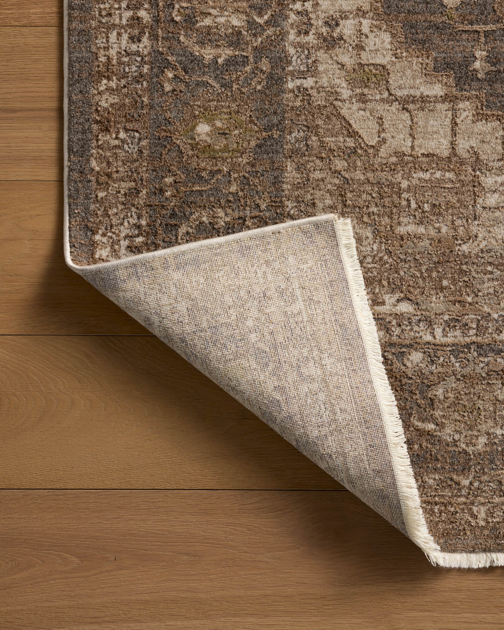Loloi II Haywood Charcoal / Mocha Rug White Cliff Studio Area Rugs
