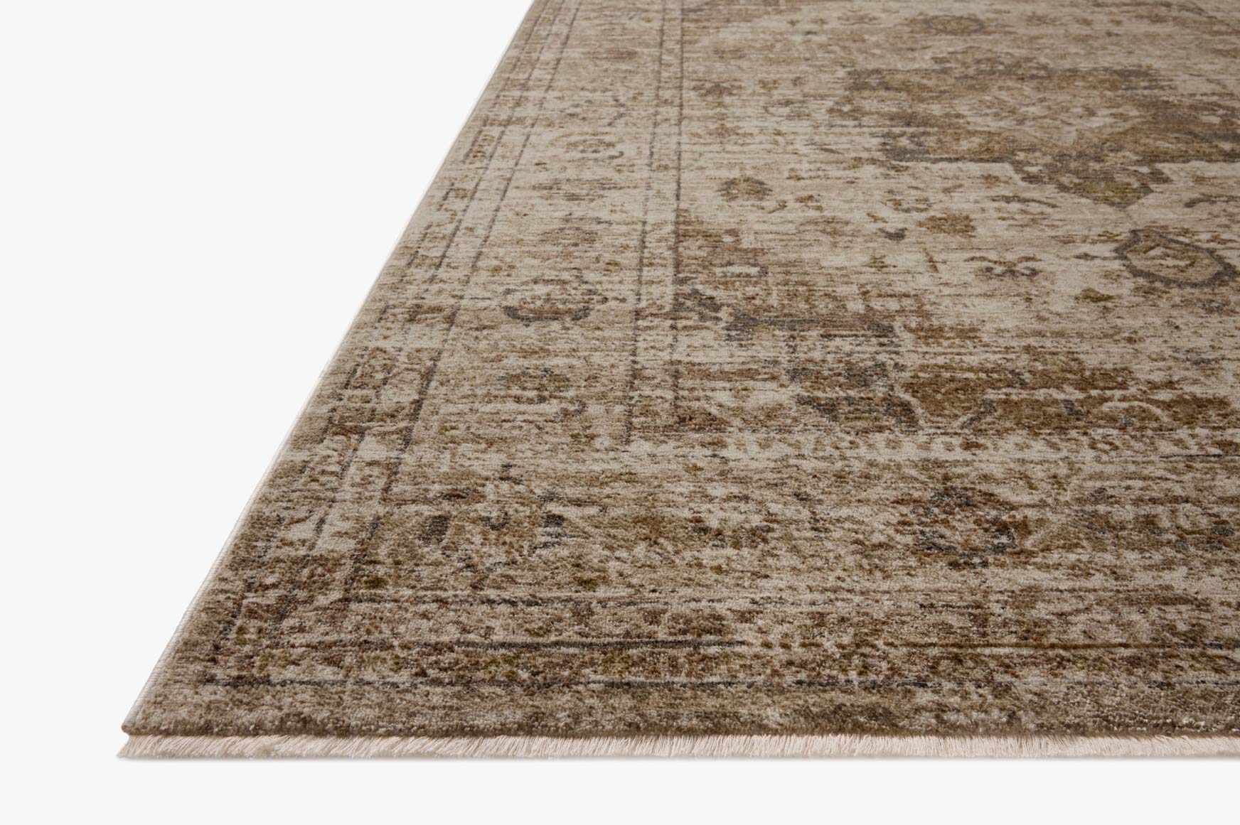Loloi II Haywood Natural / Bark Rug White Cliff Studio Area Rugs