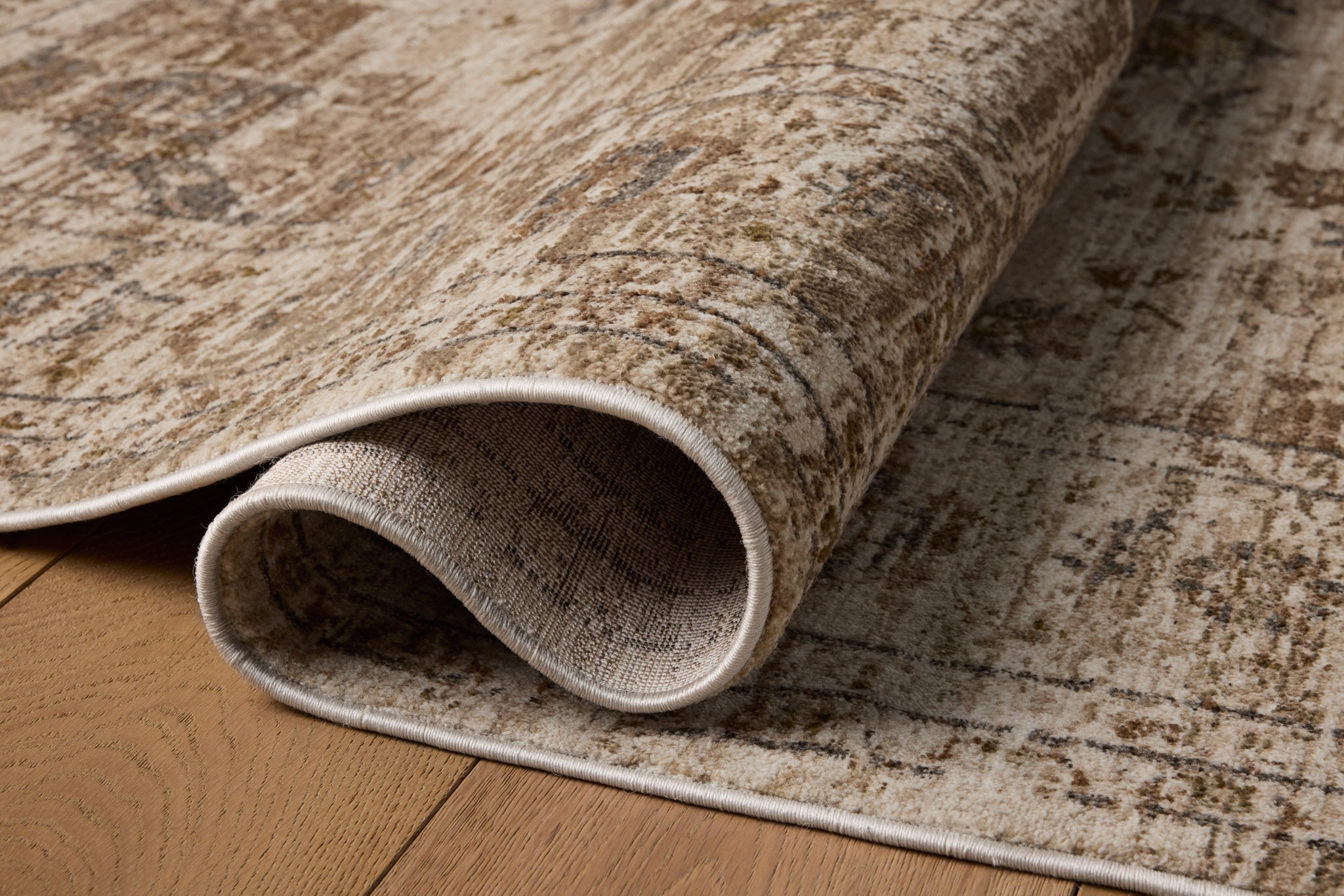 Loloi II Haywood Natural / Bark Rug White Cliff Studio Area Rugs