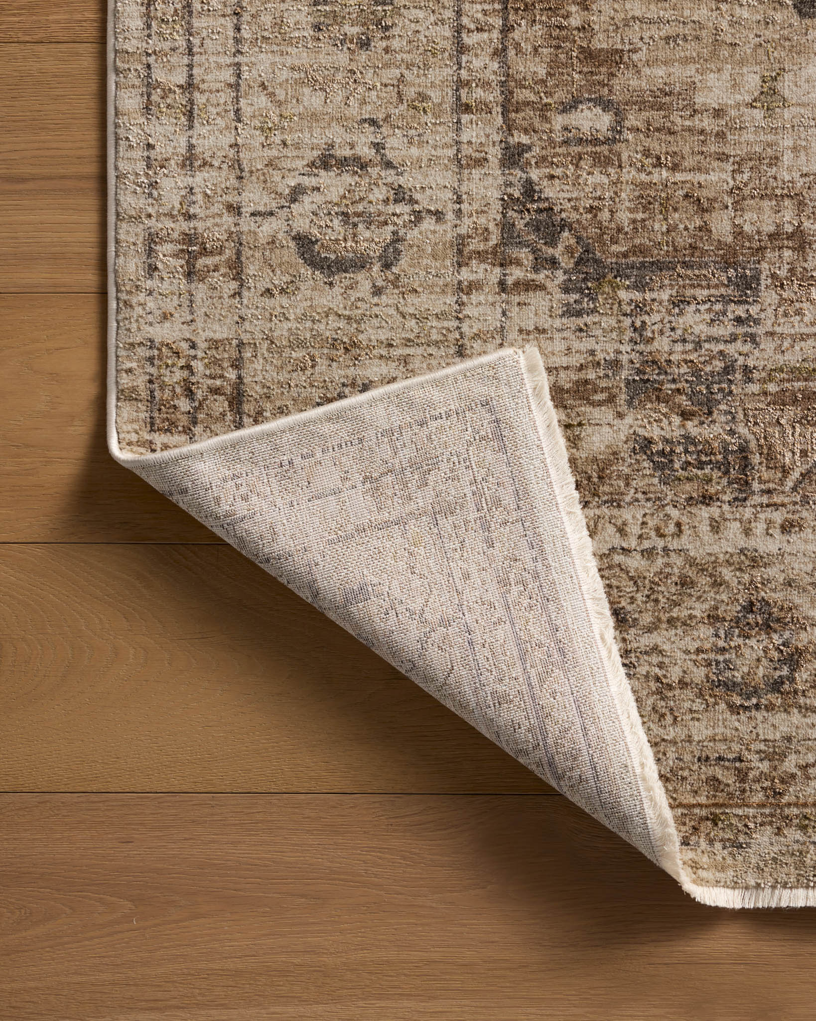 Loloi II Haywood Natural / Bark Rug White Cliff Studio Area Rugs