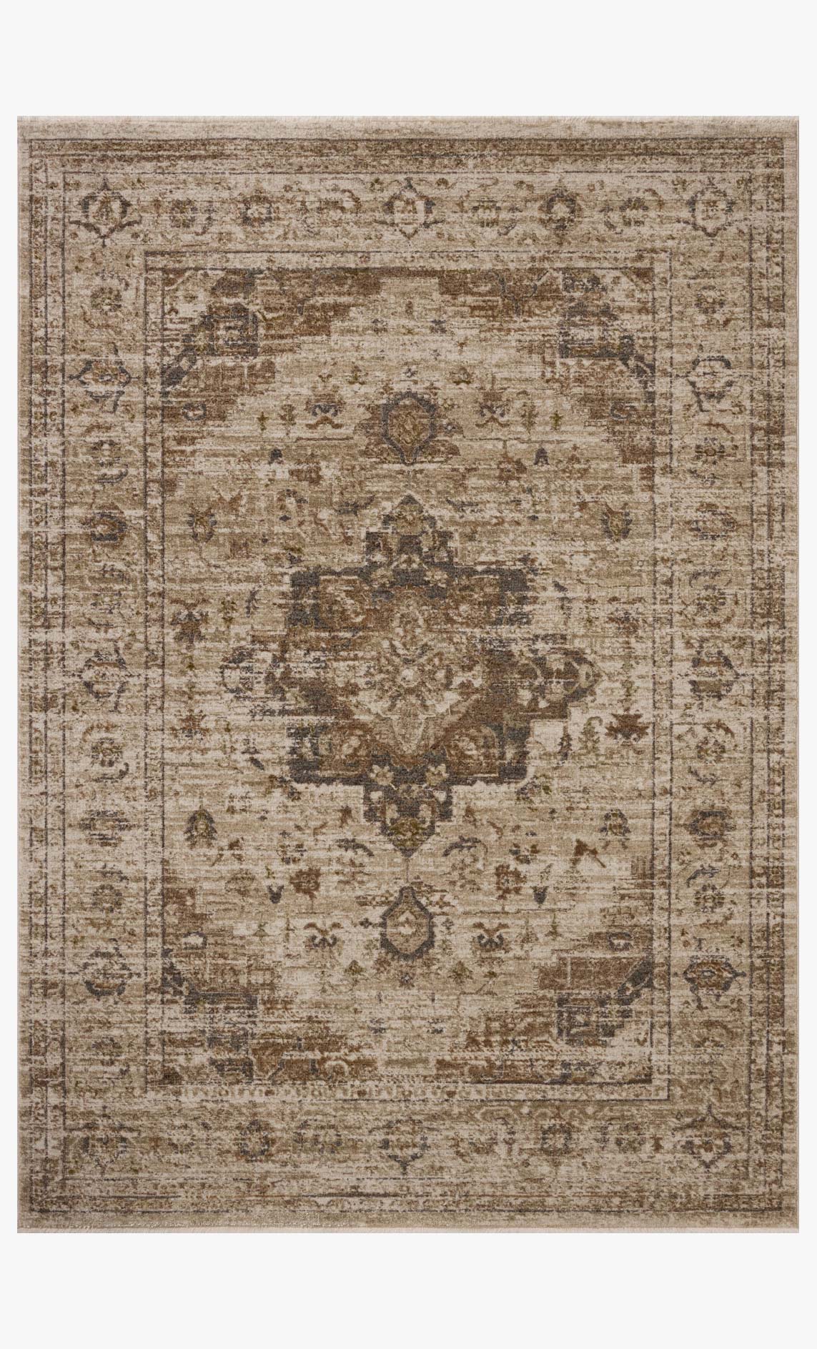 Loloi II Haywood Natural / Bark Rug White Cliff Studio Area Rugs
