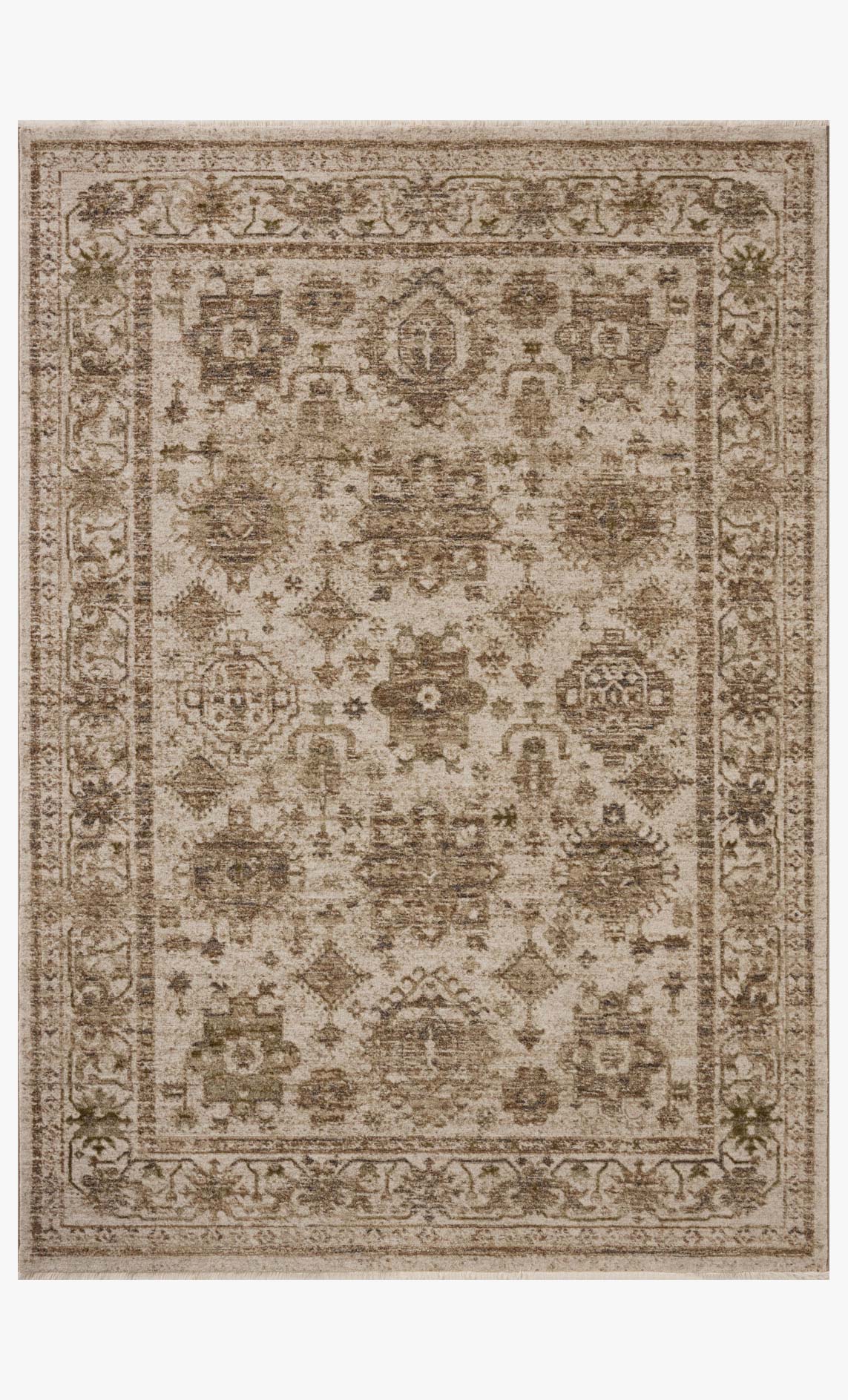 Loloi II Haywood Ivory / Taupe Rug White Cliff Studio Area Rugs