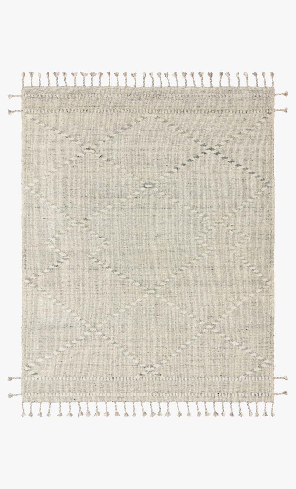 Loloi Iman Ivory / Lt. Grey Rug White Cliff Studio Area Rugs