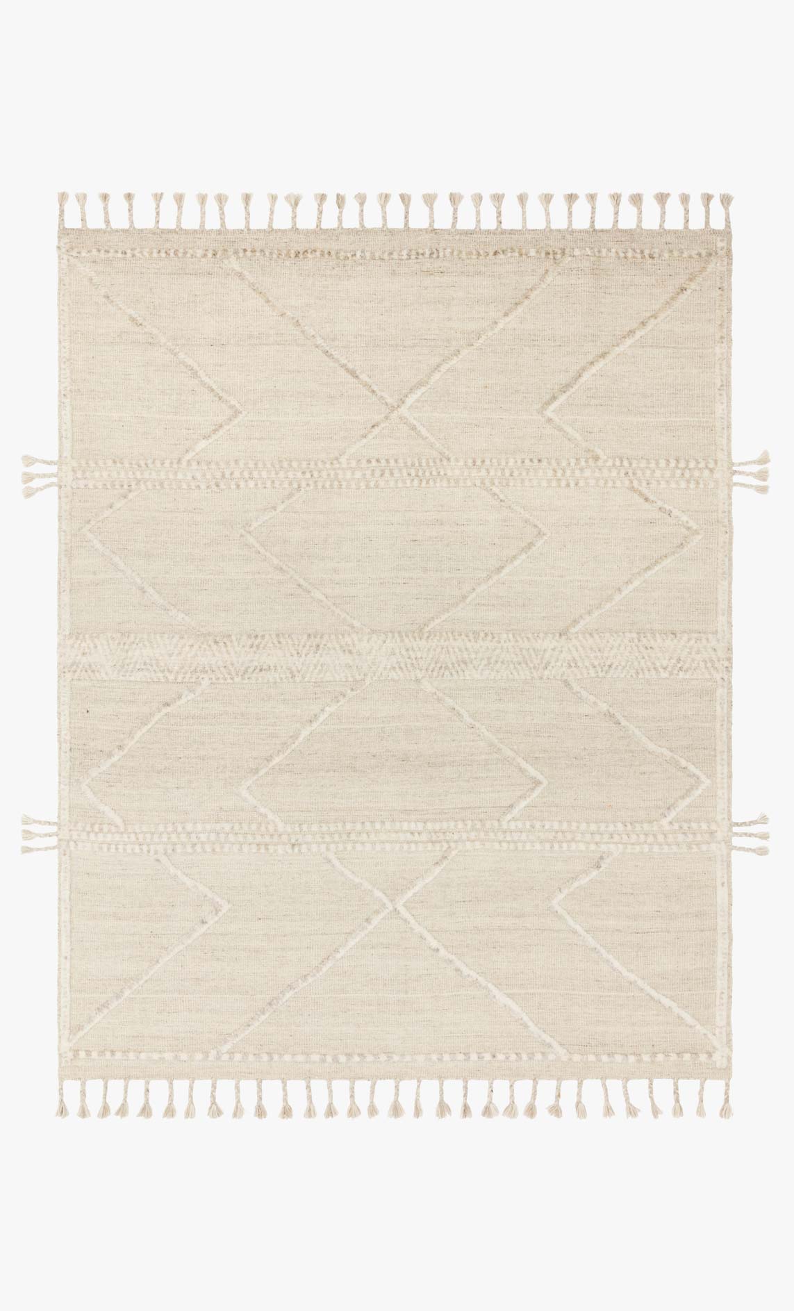 Loloi Iman Beige / Ivory Rug White Cliff Studio Area Rugs