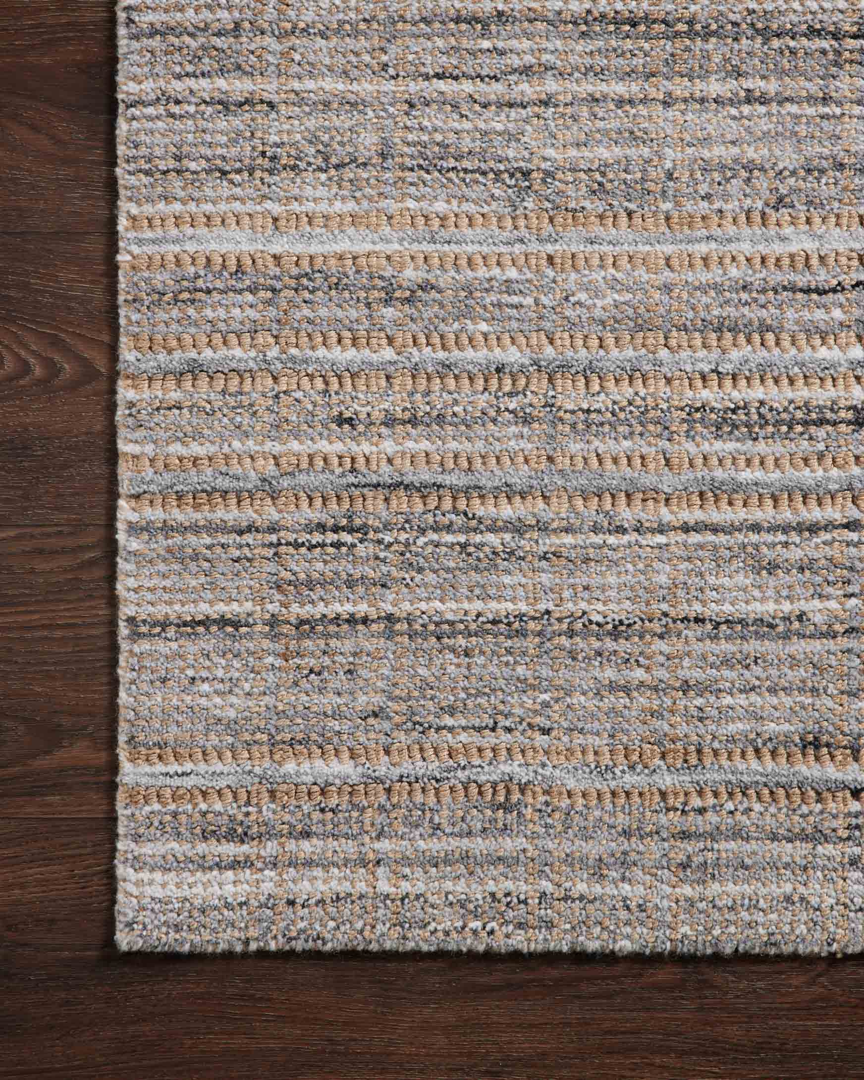 Loloi Jamie Natural / Slate Rug White Cliff Studio Area Rugs