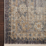 Magnolia Home by Joanna Gaines x Loloi Janey Slate / Gold Rug White Cliff Studio Area Rugs