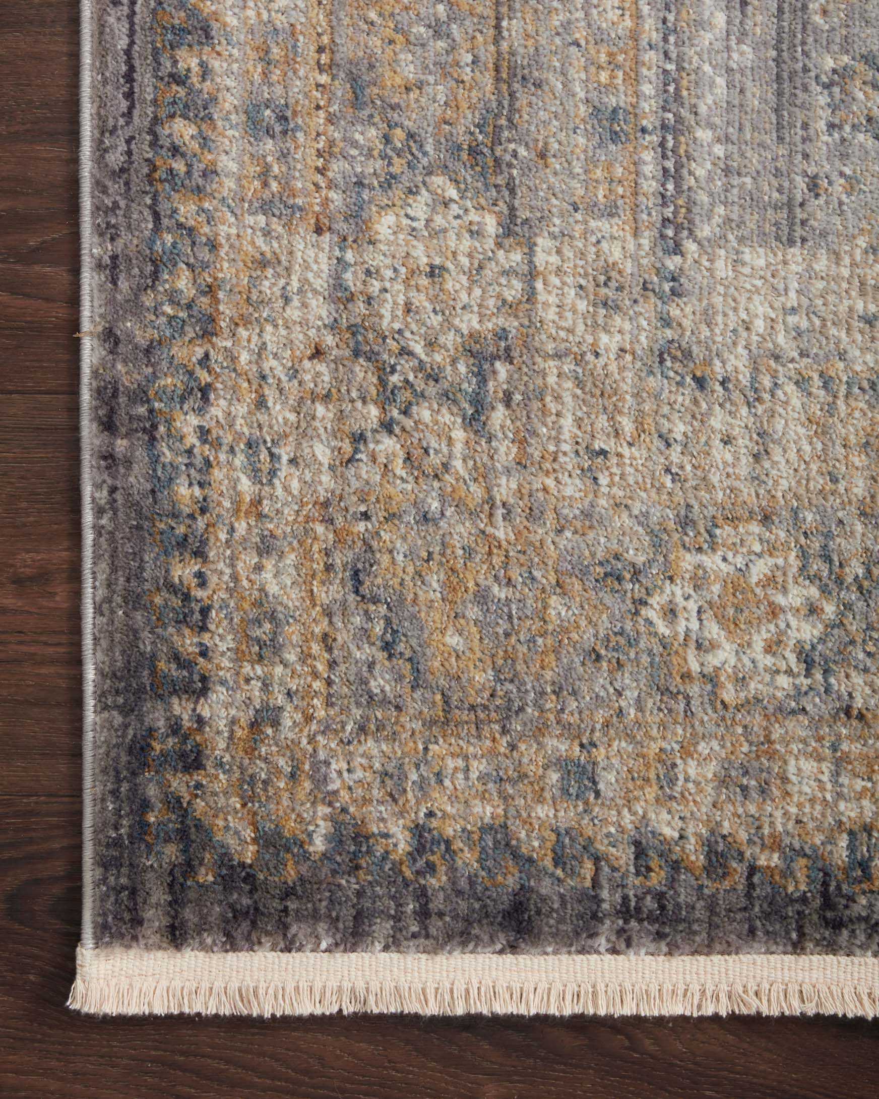 Magnolia Home by Joanna Gaines x Loloi Janey Slate / Gold Rug White Cliff Studio Area Rugs